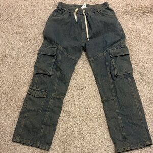 Casual Cargo Pants in Dark Gray